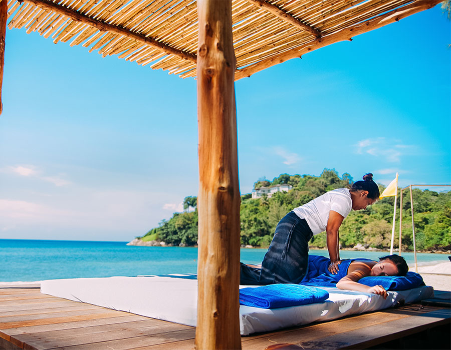 Massage as part of an all-inclusive package to Cancun