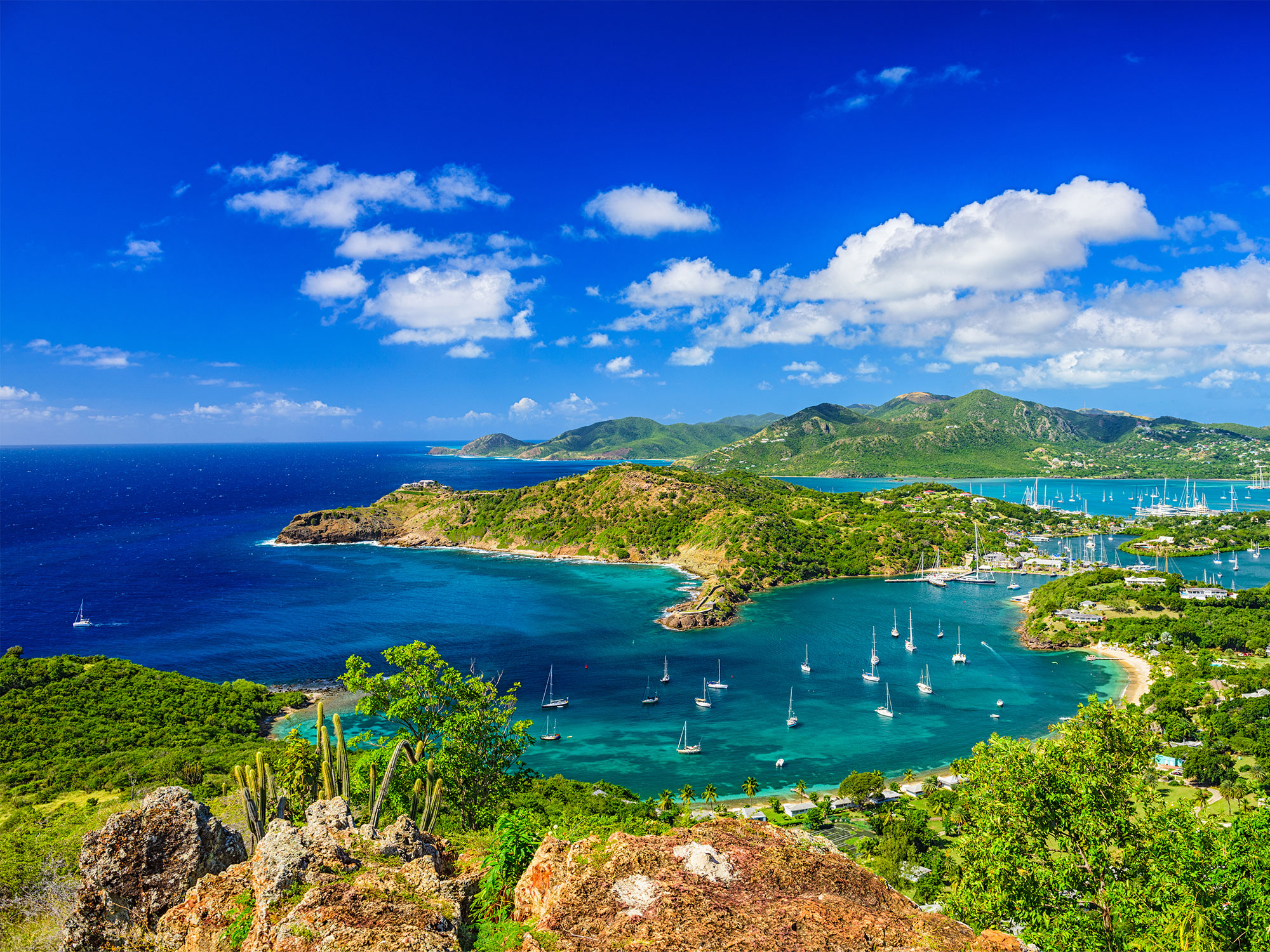 Ocean overlook in Antigua