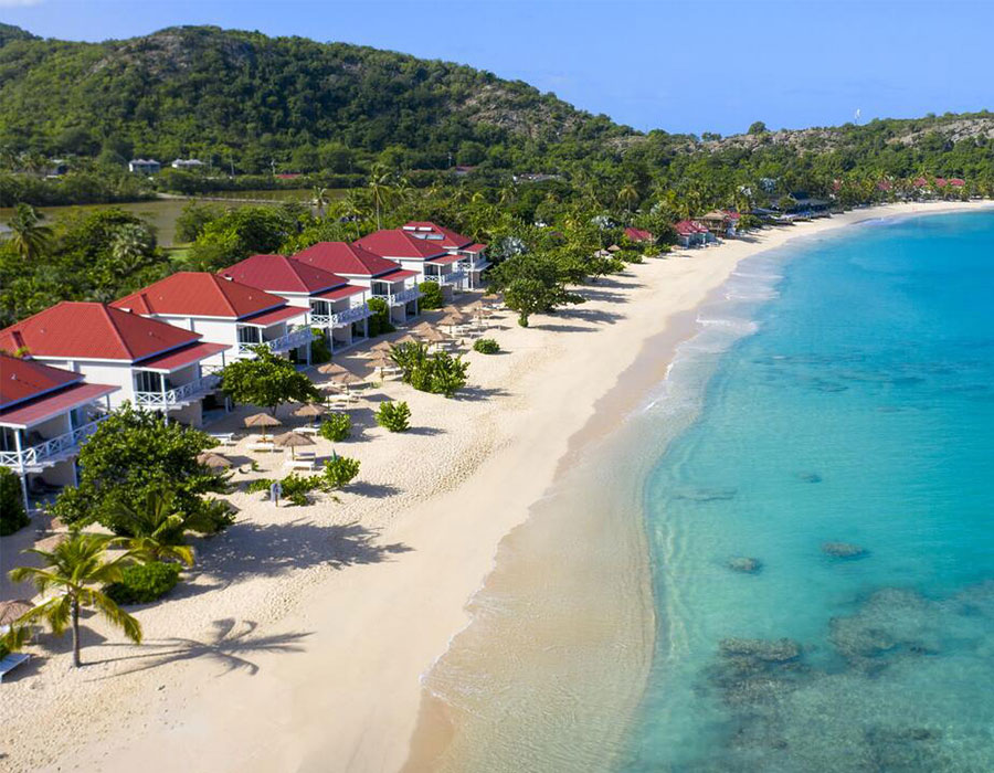 Galley Bay Resort in Antigua on the beach