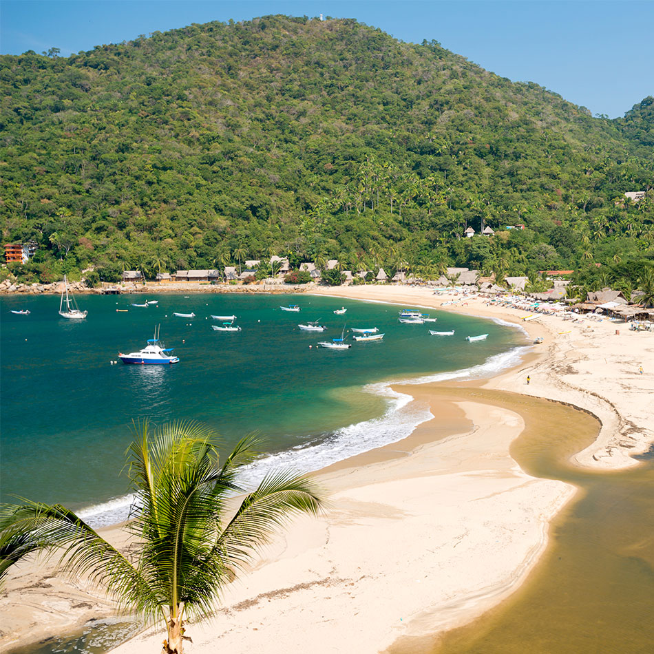 Beach in Puerto Vallarta from a Mexico travel agent