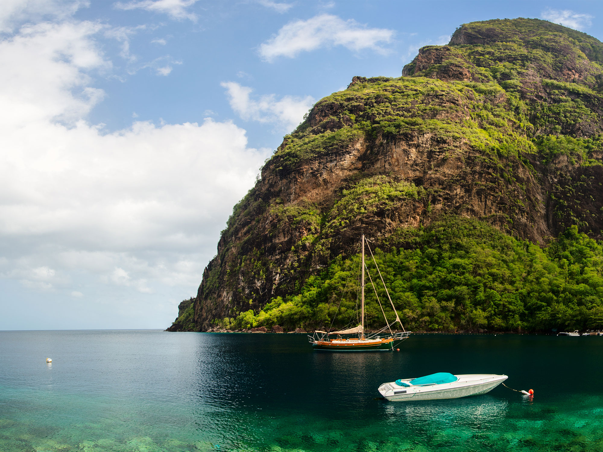 St. Lucia island in the Caribbean