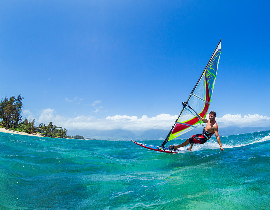 Windsurfing in Aruba