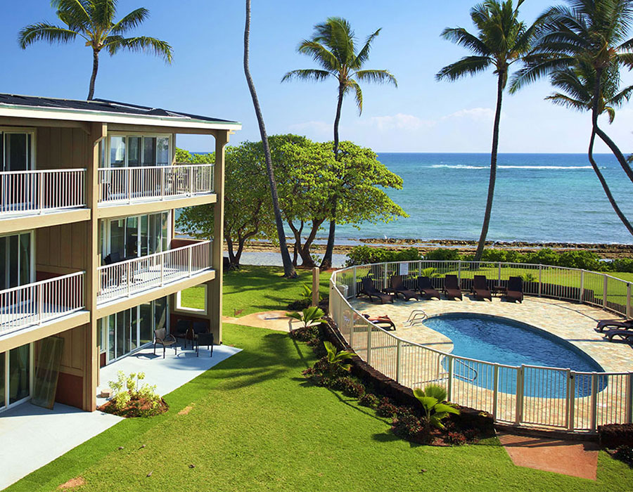 Beach resort in Kauai, Hawaii