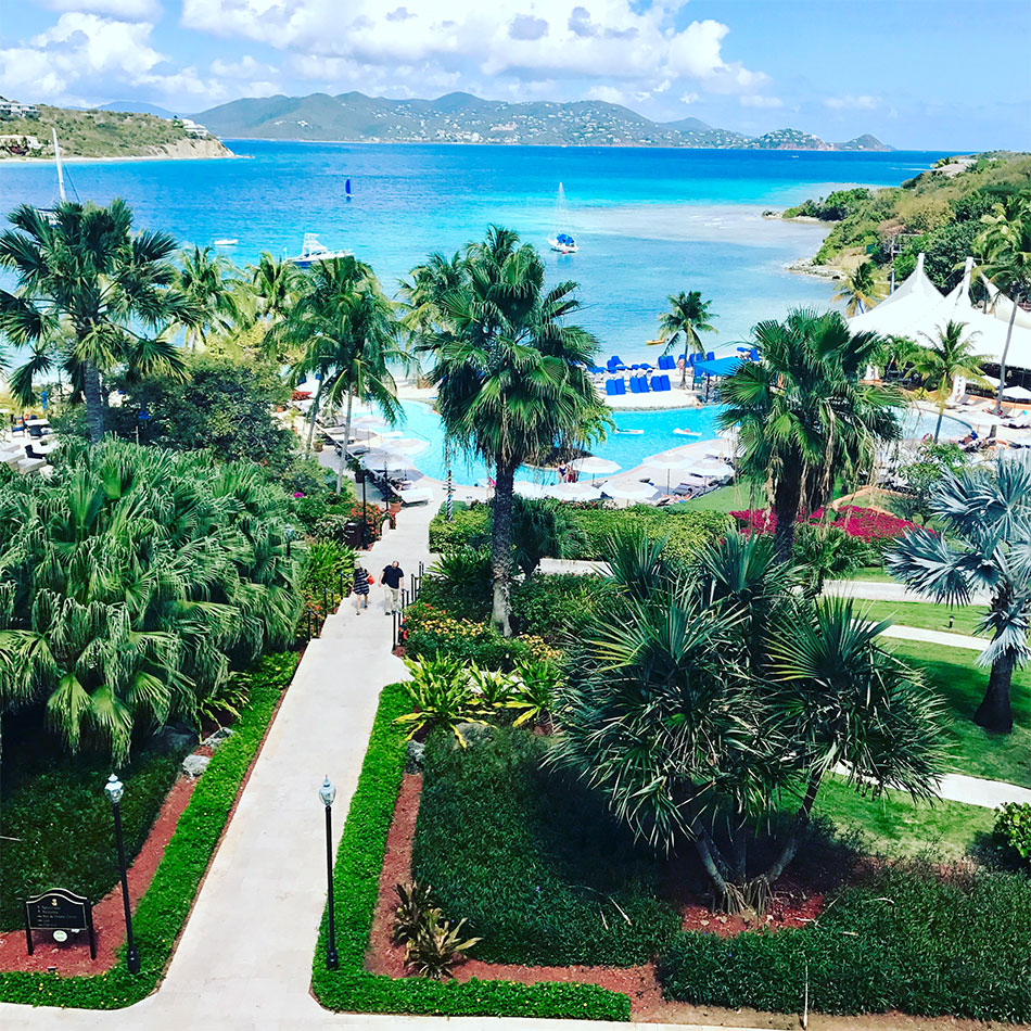 Resort on the island of St. Thomas